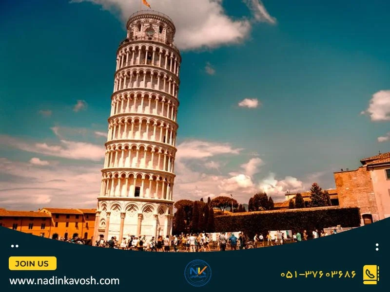 برج کج پیزا در کشور ایتالیا