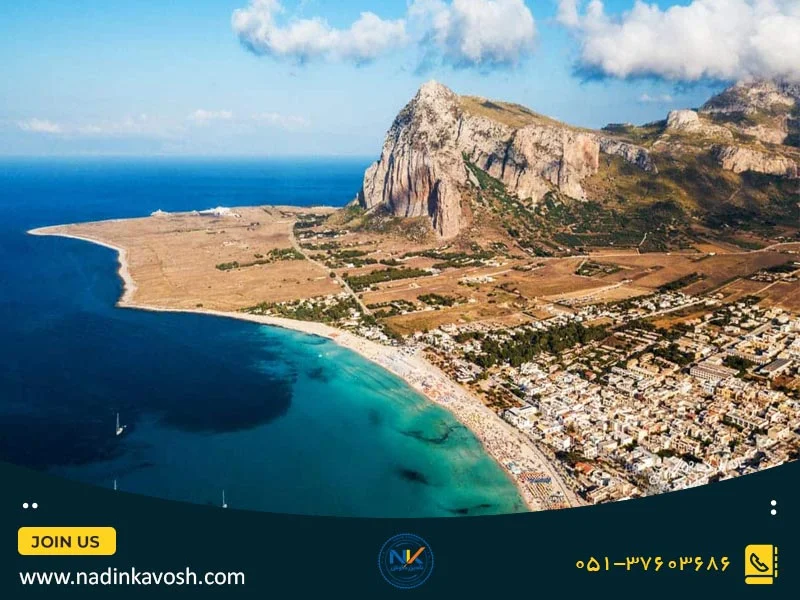 ساحل سیسیلی در ایتالیا